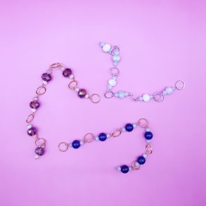 Strikkefisk m. Glasperler