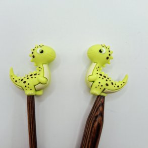 Maskestopper | Gul Dinosaur