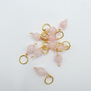 Maskemarkr | Rosakvarts Guld