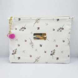 Opbevaring | Flad Taske Markblomster