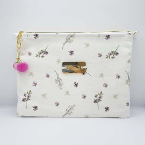 Opbevaring | Flad Taske Markblomster