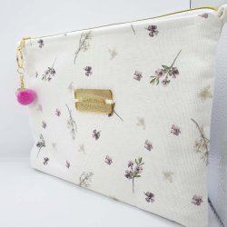 Opbevaring | Flad Taske Markblomster